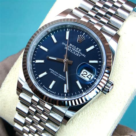 Rolex Datejust blue dial 36mm